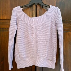 Abercrombie & Fitch Light Purple Crew Neck Sweater